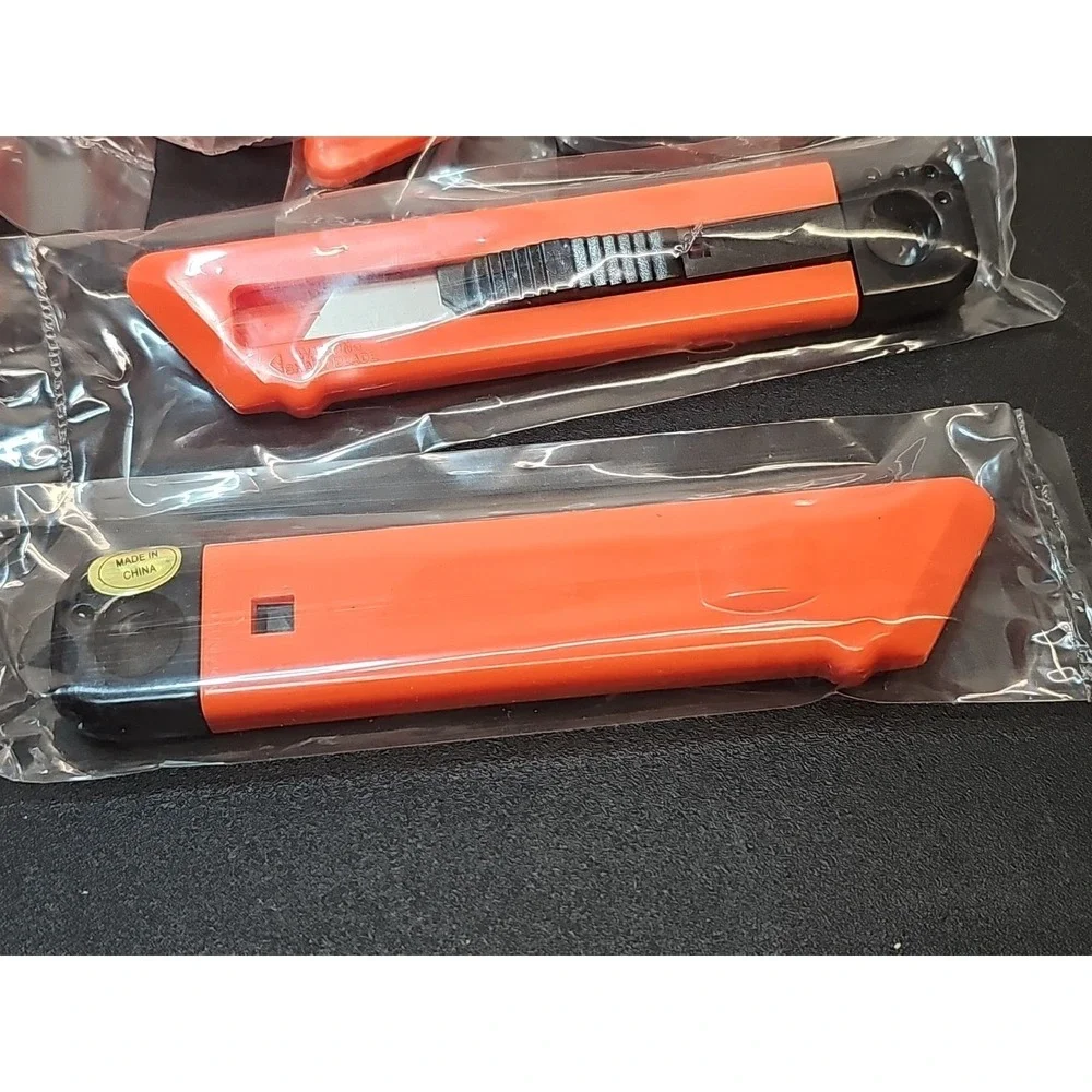 10 Pack Utility Knife Box Cutters Retractable Lightweight Office Craft